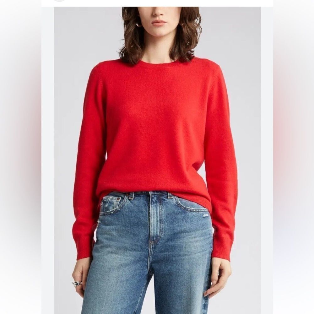 Nordstrom Cashmere Crewneck Sweater